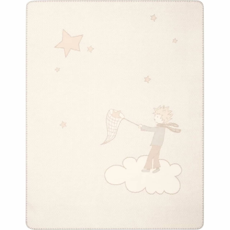 Little Prince - Biederlack blanket in warm cotton for cot B6502