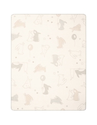 Little Rabbit - Biederlack blanket in warm cotton for cot B6501