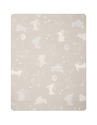 Little Rabbit - Biederlack blanket in warm cotton for cot B6501