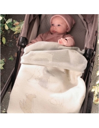 Little Rabbit - Biederlack blanket in warm cotton for cot B6501