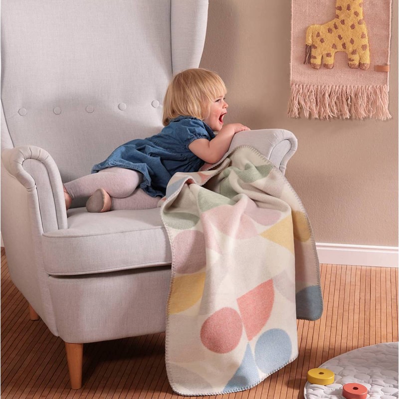 Play - Biederlack blanket in warm cotton for cot B6505