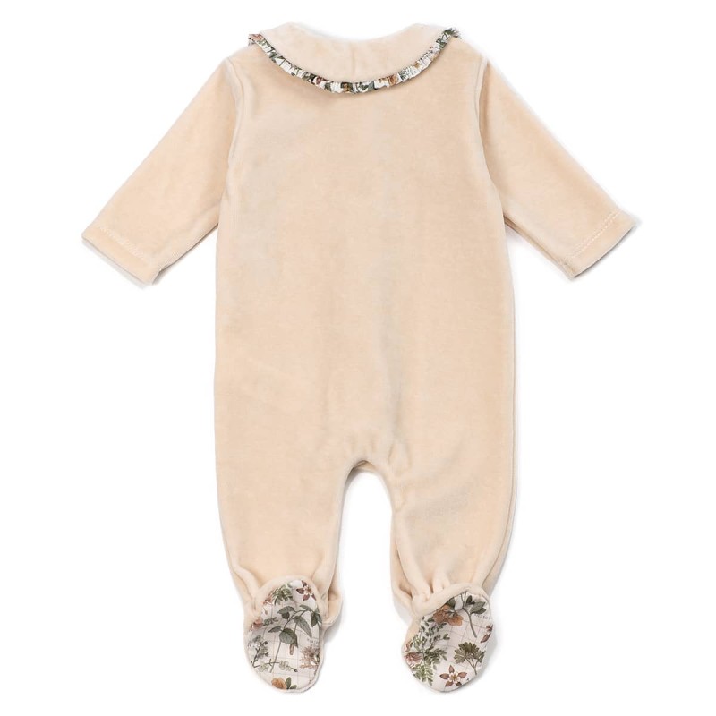 Tutina in ciniglia e liberty Coccode'...