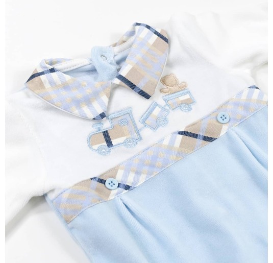 Tutina in ciniglia con trenino by Les Jolies 2