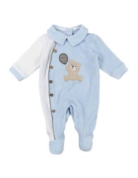 Newborn chenille romper by Nazareno Gabrielli NG211022AZ
