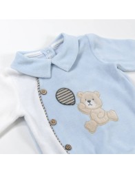 Newborn chenille romper by Nazareno Gabrielli NG211022AZ