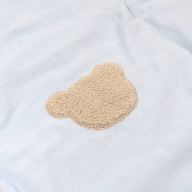 Teddy bear - Chenille cradle blanket... Teddy bear - Chenille cradle blanket...