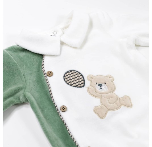 Newborn chenille romper by Nazareno Gabrielli NG211022VV 2