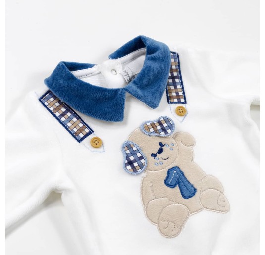 Tutina in ciniglia con cucciolo by Les Jolies LJ34453AZ 2