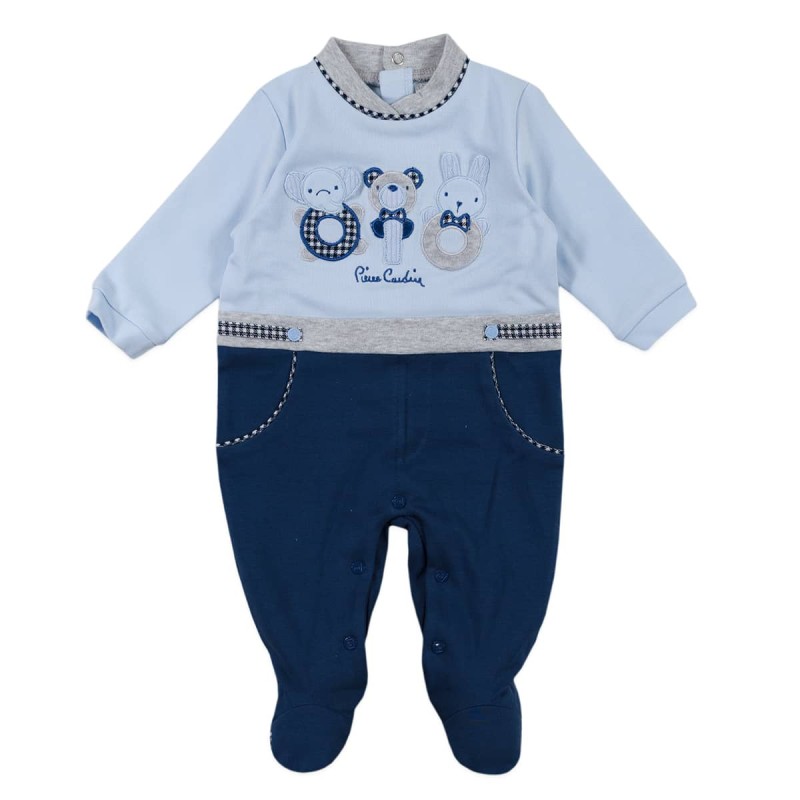 Newborn jumpsuit in warm cotton Pierre Cardin PCTI586