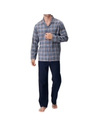 Pigiama in flanella soft aperto avanti Perofil VPRT92984