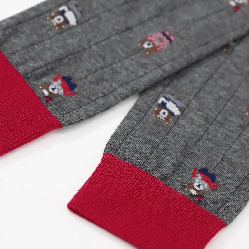 Long socks winter cotton bear by...