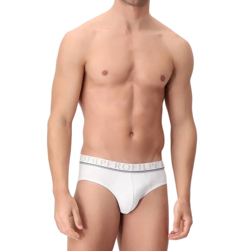 Match Logo bi-pack - set of 2 Perofil elastic cotton briefs VPRT00368