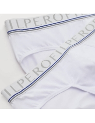 Match Logo bi-pack - set of 2 Perofil elastic cotton briefs VPRT00368