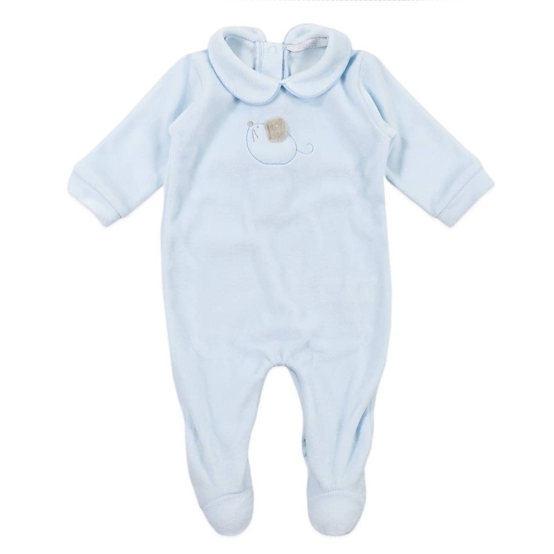 Chenille onesie with Mouse by Coccode' C60007AZ