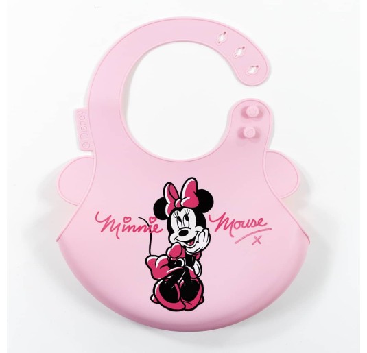 Minnie - Disney Silicone Feeding Bib WD9656 2