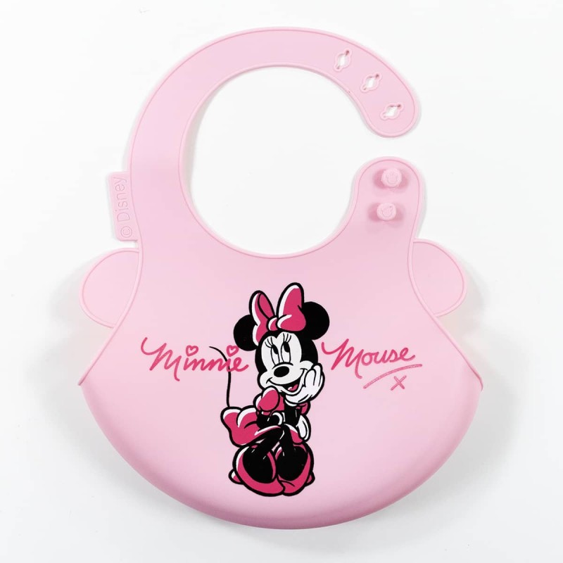 Minnie - Bavaglino pappa in silicone Disney WD9656