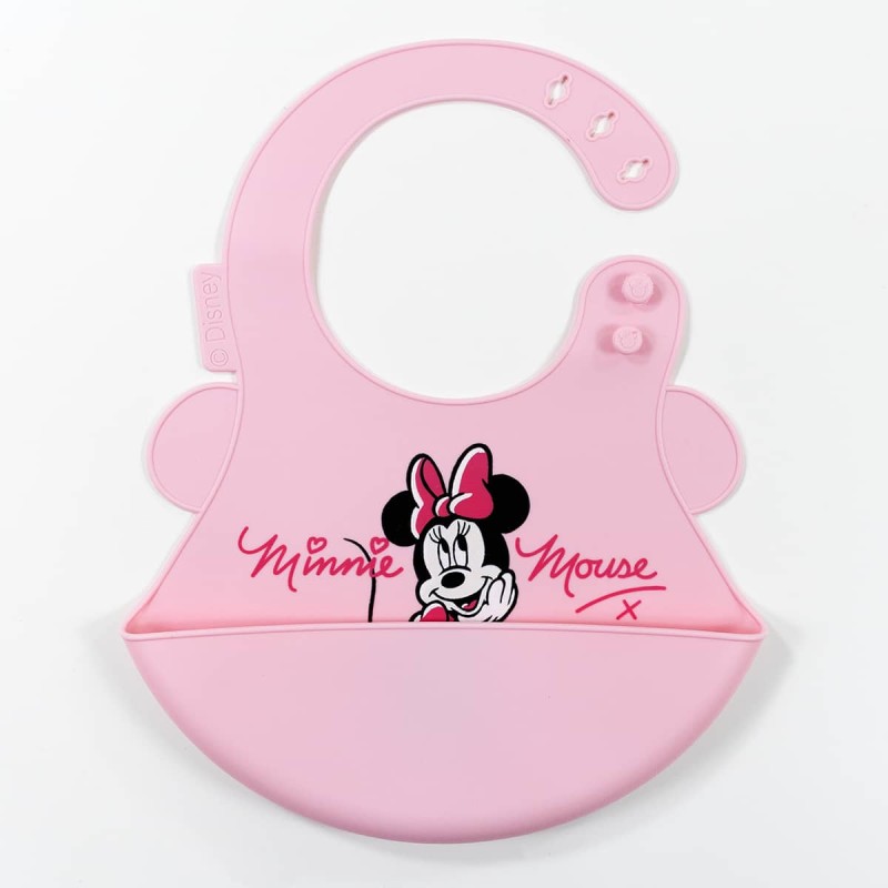 Minnie - Bavaglino pappa in silicone Disney WD9656