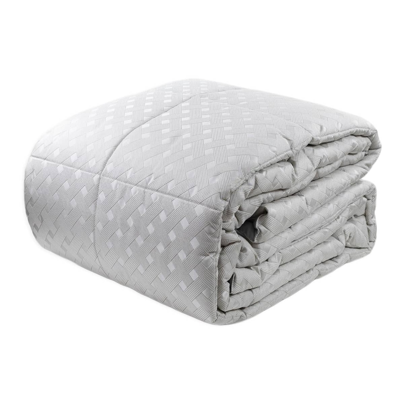 Grid - Jacquard winter quilt by Trussardi for double bed