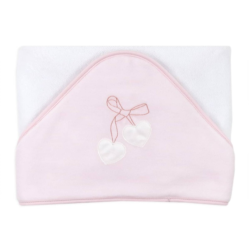 Pink Bow - Baby Bathrobe Triangle by Coccode' 60621