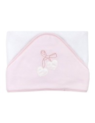 Pink Bow - Baby Bathrobe Triangle by Coccode' 60621