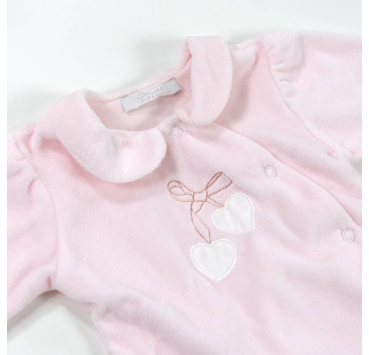 Chenille onesie with bow by Coccode Firenze C60005 2