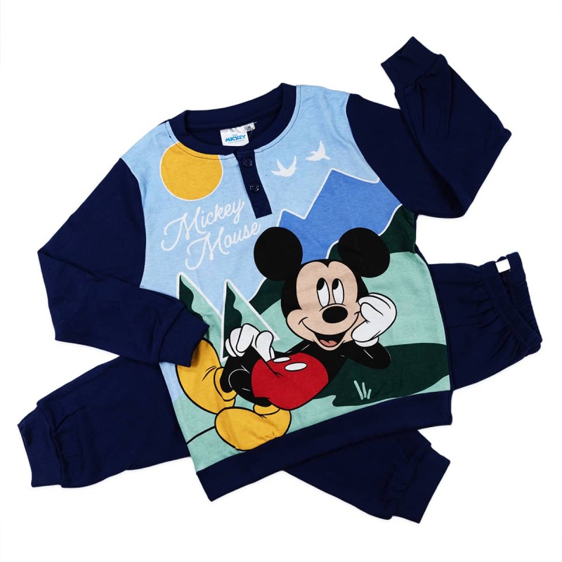 Topolino - Pigiama caldo cotone interlock Disney MIC1503