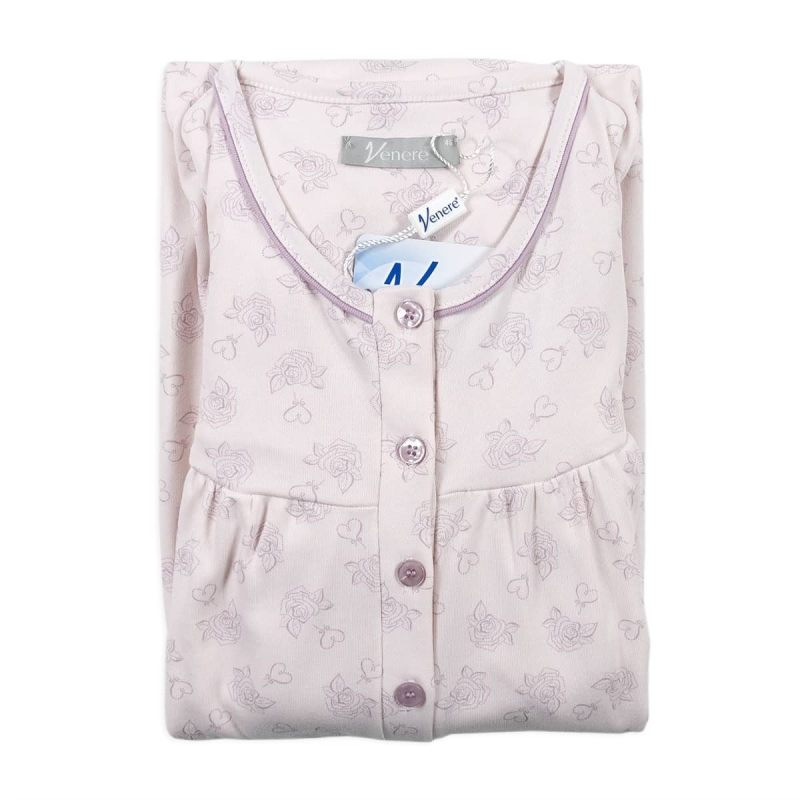 Women's Warm Cotton Floral Nightgown...