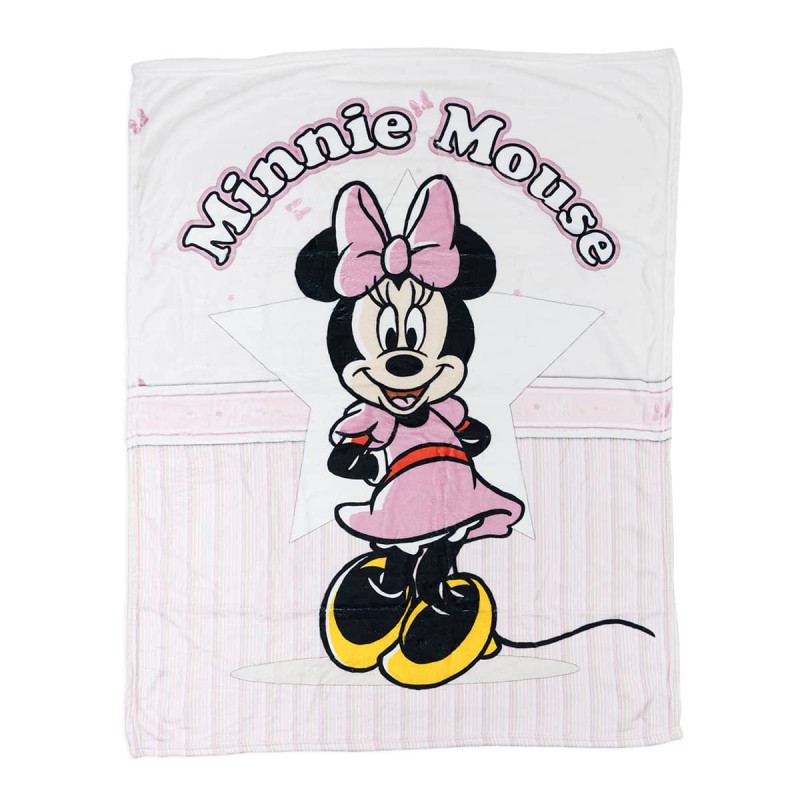 Minnie Mouse - Soft fleece blanket for pram Disney KUM334RR