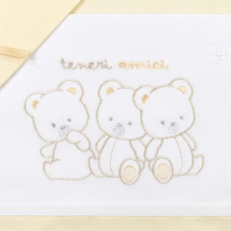 Trio Orsetti - Set lenzuola culletta...