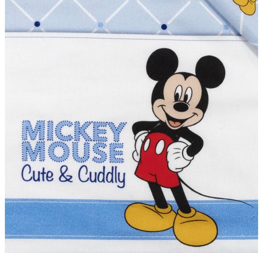 Topolino - Set lenzuola culletta e carrozzina Disney EC0240AZ 2