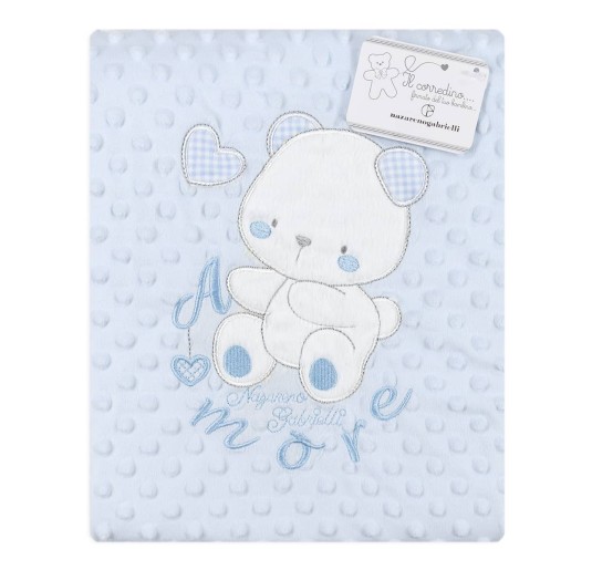 Little Bear -  Blanket soft pile for cradle pram Nazareno Gabrielli NG47321 2