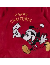 Mickey Mouse "Happy Christmas" - Disney Christmas Velour Onesie WQ3093