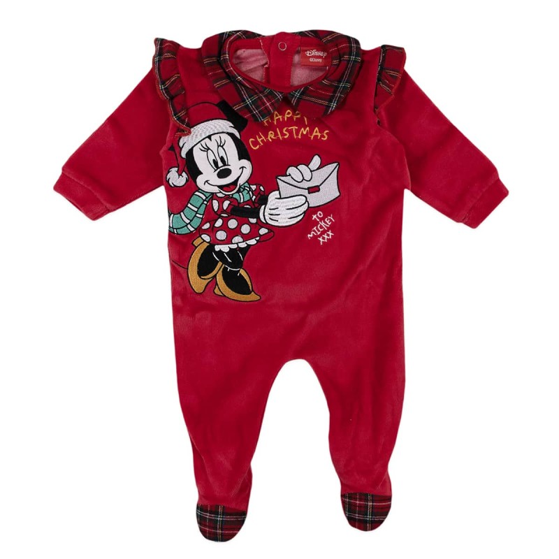 Minnie "Happy Christmas" - Tutina in ciniglia natalizia Disney WQ3092