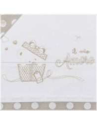 Cot bed sheet set by Mio Piccolo LL964TT