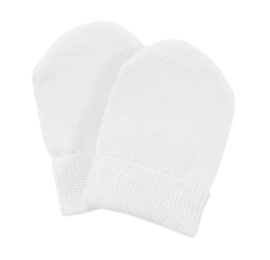 Newborn scratch mittens in warm cotton WSM001 2