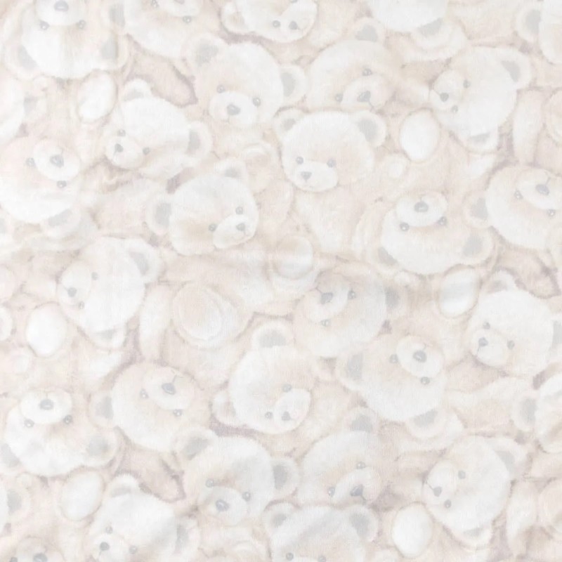 Bear - soft pile blanket for cot...