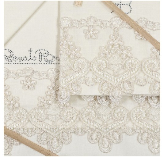 Lace - Pure Cotton Sheet Set with Lace by Renato... 2