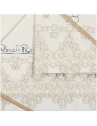 Lace - set lenzuola in puro cotone con pizzo Renato Balestra matrimoniale