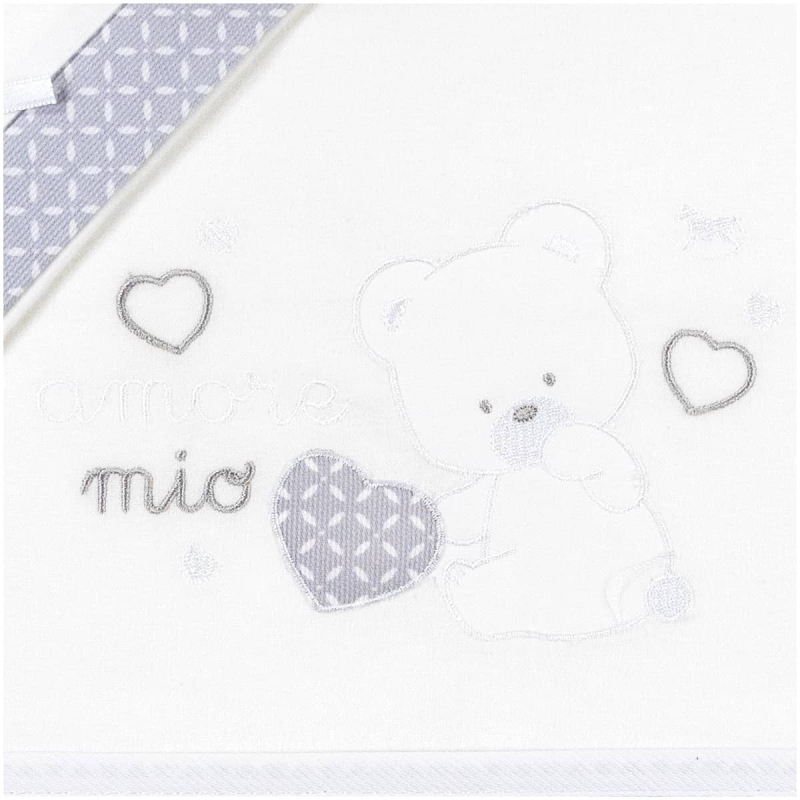 Cot bed sheet set flannel 3 pieces...