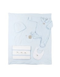 Topino - Coordinato bauletto corredino neonato ciniglia Coccode' C60700AZ