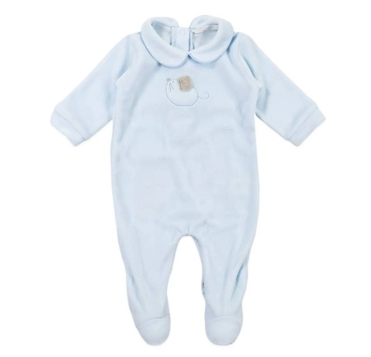 Topino - Coordinato bauletto corredino neonato ciniglia Coccode' C60700AZ 2