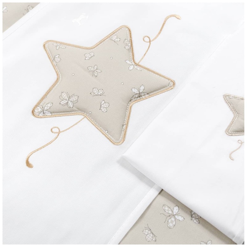 Star - Cradle and pram duvet and sheet set Mio Piccolo 528 Star - Cradle and pram duvet and sheet set Mio Piccolo 528