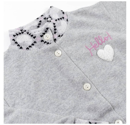 Winter dressing gown for Girl by Primero I14313GR 2