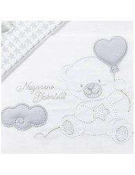 MaxiCradle sheet set Next to me by Nazareno Gabrielli NC301635 - GREY