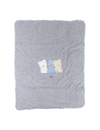 Three Little Bears - Cuddly Chenille Blanket for Cradle Mio Piccolo MPC935