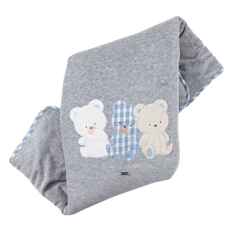 Three Little Bears - Cuddly Chenille Blanket for Cradle Mio Piccolo MPC935