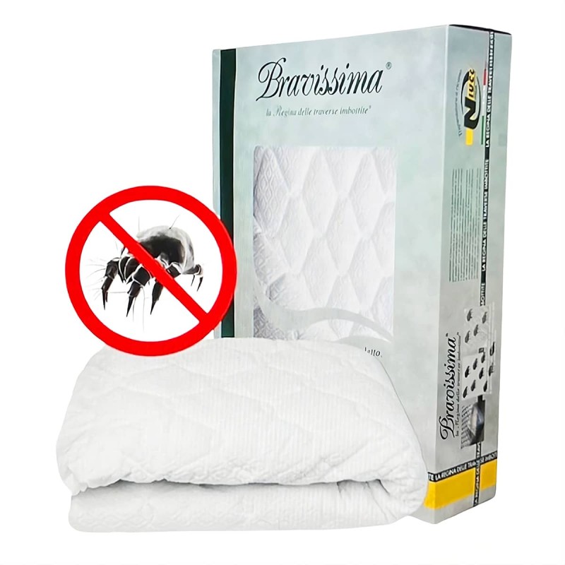 Bravissima - Quilted Jacquard Terry Mattress Protector - Corredo Italiano®