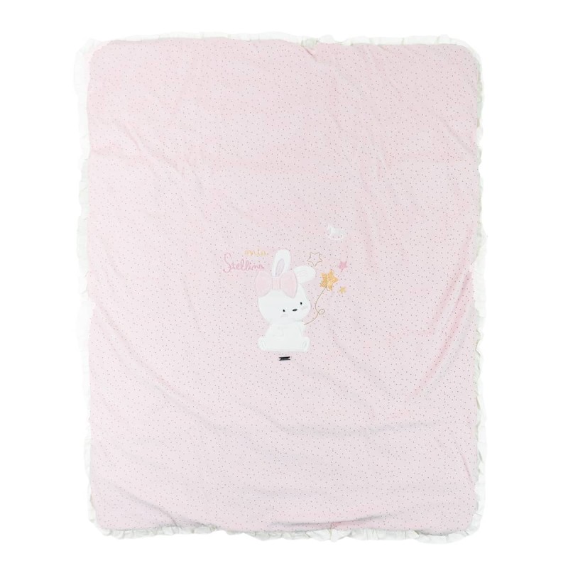 My Little Star - Cuddly Chenille Blanket for Cradle - Corredo Italiano My Little Star - Cuddly Chenille Blanket for Cradle - Corredo Italiano