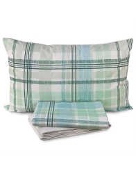 Logan - flannel double size bed sheet set