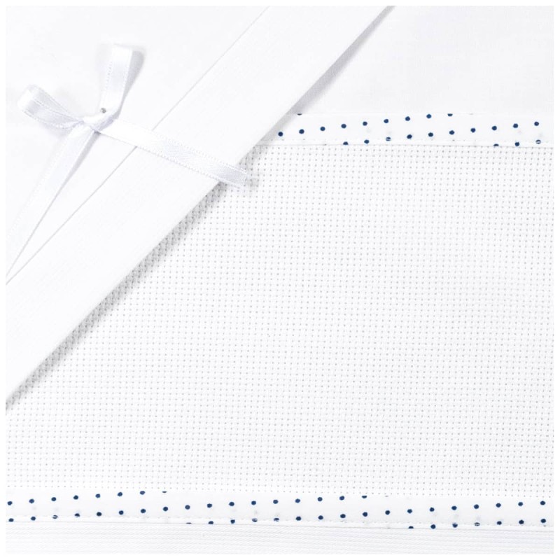 Cradle pram sheets set to embroider CI1305PQBL Cradle pram sheets set to embroider CI1305PQBL